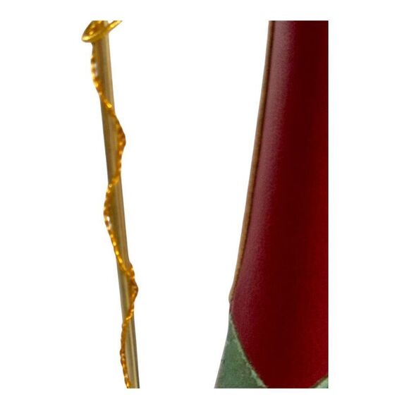 Vintage Spanish Leather Clad Decorative Wine Bottle Decanter Cork Stopper Chain - Picture 7 of 10